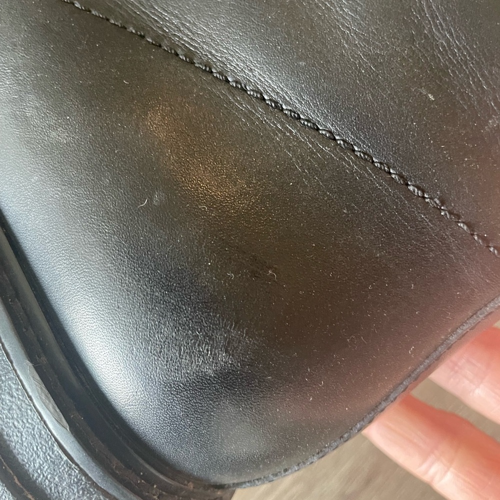 Ash Lynch Black Front Zip Chunky Combat Boots With Laces Size 41 - Picture 5 of 8